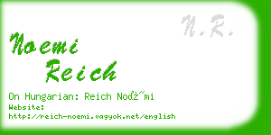 noemi reich business card